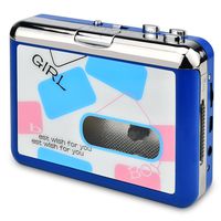 DIGITNOW Cassette Player-Cassette Tape to MP3 CD Converter Via USB,Portable Cassette Tape Converter Captures MP3 Audio Music,Convert Walkman Tape Cassette to MP3 Format, Compatible with Laptop and PC