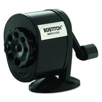 Bostitch Metal Antimicrobial Manual Pencil Sharpener, Black (MPS1-BLK)