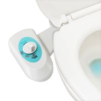 Bathroom Bidet Sprayer Seat Attachment - Toilet Seat Attachable Fresh Water Adjustable Spray Function for Easy Full Cleaning, Standard Non-Electric Mechanical Self Hygiene