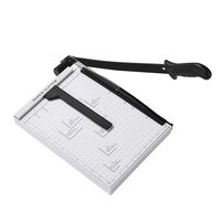 Paper Cutter Guillotine A4 Paper Trimmer Heavy Duty Photo Cutter 12 inch Cut Length(A4-White)