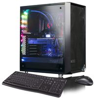 XOTIC Meshify C Advanced (RYZEN 5 3600 6-core 4.2GHZ Turbo, 32GB DDR4 RAM, 500GB NVMe SSD + 2TB HDD, NVIDIA RTX 2060 6GB, Windows 10) Liquid Cooled VR Ready Gaming Desktop PC