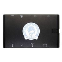 Yogi Basic USB-C 3.1 8 in 1 Portable Docking Station with 100W PD, VGA, HDMI, SD, MicroSD, Gigabit Ethernet, [Thunderbolt 3 Compatible] USB C Type-C Hub Dock for MacBook Pro