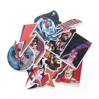 12 Pcs David Bowie Inspired Sticker Decals Scrapbooking Stickers for DIY Luggage Laptop Skateboard Car Stickers