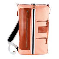 Saint Maniero Men Backpack Women Backpack Laptop Bag School Bag [Salmon]