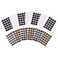 iGadgitz Home U7014 - Self Adhesive Photo Corners in Various Colours - Black, White, Gold or Silver - Photo Mounting Corners, Picture Corners Stickers - Multicoloured - 312 Pieces