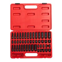 Sunex 1848, 1/4 Inch Drive Master Impact Socket Set, 48-Piece, SAE/Metric, 3/16 Inch - 9/16 Inch, 4mm - 15mm, Standard/Deep, Cr-Mo Alloy Steel, Radius Corner Design, Heavy Duty Storage Case