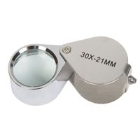 Stalwart 30X Jewelers Eye Loupe Magnifier with Case