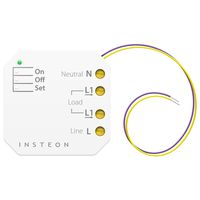 Insteon Micro On/Off Switch Adapter, Inline Module, 2443-222 - Insteon Hub required for voice control with Alexa & Google Assistant