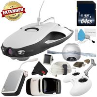 Power Vision PowerRay Wizard Underwater 4K UHD ROV/Drone with ZEISS VR ONE Plus Goggles for Real Time Viewing, Streaming & Recording The Underwater World - Advanced Bundle