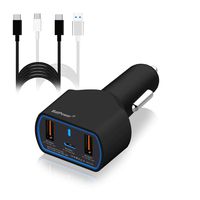 BatPower UL Listed 120W 90W 87W PD USB-C Car Charger for MacBook Pro 13 15 Surface Book 2 Razer Blade Stealth HP Spectre X360 Dell XPS Latitude Lenovo Asus Acer Laptop USB C Car Power Supply Adapter