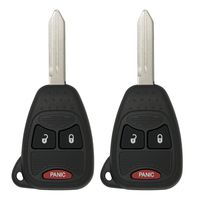 Keyless2Go Keyless Entry Remote Car Key Replacement for Vehicles That Use 3 Button M3N5WY72XX - 2 Pack