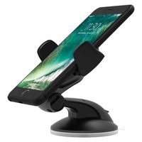 iOttie Easy Flex 3 Car Mount Holder for iPhone 7/6s/6, Samsung Galaxy S9 S9 Plus S8 Edge S7 S6 - Retail Packaging - Black