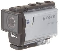 Sony HDRAS300R/W HD Recording, Action Cam, Live View Remote Underwater Camcorder, White