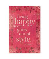 Tree-Free Greetings EcoNotes 12-Count Happy Style Blank Notecard Set With Envelopes, All Occasion, Lilly Pulitzer Inspirational (FS56723)