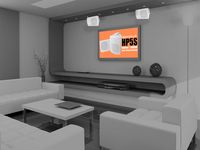 (2) Rockville HP5S-8 5.25" Outdoor/Indoor Home Theater Speakers w/Swivel Bracket