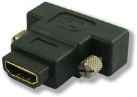 Lynn Electronics HDMIFDVIM HDMI Female to DVI Male Adapter, 3-Pack