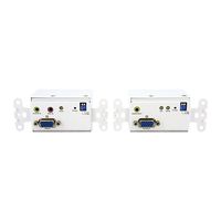 StarTech.com 950 ft. (300 m) VGA Over Cat5 - VGA Extender - Wall Plate, Mounting - Cat5 with Audio - Video Extender - (STUTPWALLA)