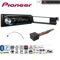 PIONEER DEHS4010BT Onstall Kit w/Bluetooth, CD Player, USB/AUX Fits 2002-2005 BMW 325Ci, 325Xi, 330i, and 330xi (Does NOT Work with Vehicles with Factory Navigation) and a SOTS Lanyard Included