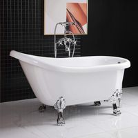 WOODBRIDGE WOODBRIGE 59" B-0022,Clawfoot Tub with Chrome Drain and Overflow Parts