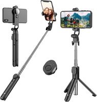 Selfie Stick, Extendable Selfie Stick Tripod with Detachable Wireless Remote and Tripod Stand Selfie Stick for iPhone X/iPhone 8/8 Plus/iPhone 7/7 Plus, Galaxy S9/S9 Plus/S8/S8 Plus/Note8,Huawei,More