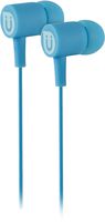 Uber in Ear Wired Earbuds, Comfortable Rubber Headphones, 3.5mm, High Sound Quality, Extra Earbud Tips, for Apple iPhone, iPad, iPod, Android Smartphones, Samsung Galaxy, Tablets & More, Blue, 13122
