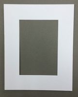 16x20 White Picture Mats Mattes Matting with White Core Bevel Cut for 11x14 Pictures