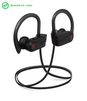 Vibes Audio Latest Bluetooth 5.0 Wireless Sports Headphones w/Mic IPX7 Waterproof Sweatproof HD Stereo Earbuds Gym/Running/Workout 8 Hour Battery Noise Cancelling Rich Bass Headsets HiFi Fast Pairing