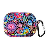 Kolumb Compatible for Airpods Pro Silicone Case Cover with Keychain, Various Designs, Visible Front LED, Scratchproof&Shockproof Protective Cover Compatible for Airpod Pro/Airpods 3