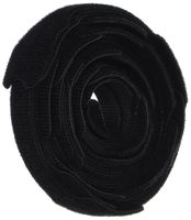 Leviton 43108-8 8-inch Recloseable Velcro Brand Tie Wrap, Black, 25-Pack