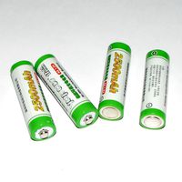 1.2V 2500mAh NiMH AA Size Rechargeable Battery Cell X4pcs