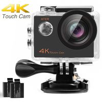 4K Touch Action Camera WiFi Ultra HD 16MP 30m Underwater Waterproof Camcorder 170 Degree Wide Angle 2 inch LCD Screen Sports Cam with Mounting Kits