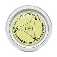 fosa Record Clamp LP Disc Stabilizer Music Hall LP Vinyl Record Turntable Bubble Degree Tonearms Set-up Spirit Level Great Record Stabilizer for LP Record Player CD Player(Silver)