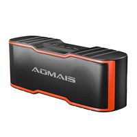 AOMAIS Sport II Mini Portable Bluetooth Speakers, HD Sound and Enhanced Bass, Wireless Stereo Pairing, 15 Hours Playtime, IPX5 Water-Resistant Speakers for Travel, Beach, Shower (Orange)