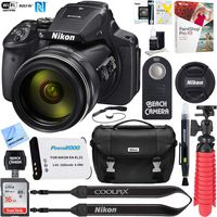 Nikon COOLPIX P900 16MP 83x Optical VR Zoom Digital Camera (Renewed) + 16GB Memory & Accessory Bundle
