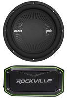 Polk Audio MM 1242 DVC 12" 1260 Watt Car Audio Subwoofer Sub + Speaker