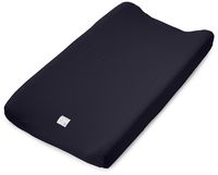 Burt's Bees Baby - Changing Pad Cover, 100% Organic Cotton Changing Pad Liner for Standard 16" x 32" Baby Changing Mats (Blueberry Solid Color)