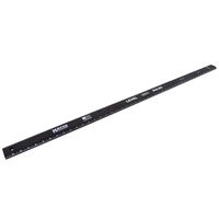 60744 48" Magnetic Poly Level Rule W/Vials-Black
