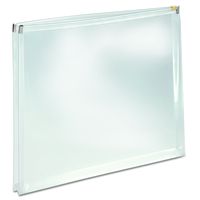 Globe-Weis/Pendaflex Zip Envelope, Letter Size, 5-Pack, Clear (84190GW)