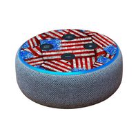 MightySkins Skin Compatible with Amazon Echo Dot (3rd Gen) - Flag Drips | Protective, Durable, and Unique Vinyl Decal wrap Cover | Easy to Apply, Remove, and Change Styles | Made in The USA