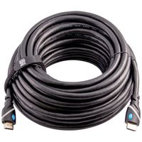 Top Dog Cables - TD-07BKWH55- Premium 55 Foot High Speed HDMI Cable with Ethernet - Black/White - 3D HD PS3 4 XBOX One 360 DVD TV Blu Ray