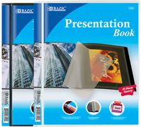 BAZIC 10-Pockets Presentation Book (Case of 24)