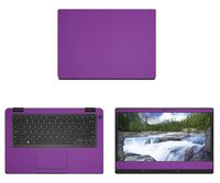 Decalrus - Protective Decal for Dell Latitude 3400 (14" Screen) Laptop Purple Carbon Fiber Skin case Cover wrap CFdellLatitude14_3400Purple