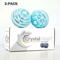 Crystal Wash - Wash Balls - Laundry Detergent Alternative - All Natural (3 pack - $157.99 = $22 Savings)