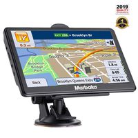 [2019 Upgraded Version] GPS Navigation for car, 7 inch HD Capacitive Touch Screen GPS Navigation System with 8G Memory, Attach Sunshade,Free Lifetime Maps Update,Pre-Install North America map