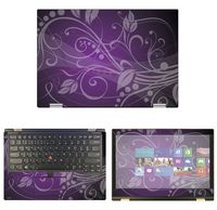 decalrus - Protective Decal Floral Skin Sticker for Lenovo ThinkPad Yoga L380 (13.3" Screen) case Cover wrap LEthnkpadYoga_L380-97