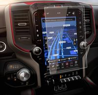 Kykr Premium Screen Protector Compatible with 2019 2020 1500 2500 3500 Uconnect 12 Inch Dodge Ram - Anti Glare Scratch Fingerprint Navigation Protection Tempered Glass