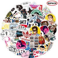 80 PCS Stranger Things Stickers for Water Bottles,Laptops Sticker,Waterproof Vinyl Decal Sticker for Phone,Computer,Hydro Flasks,Cars,Bicycles,Mac Book,ski, PS4, Xbox ONE. (Stranger Things)