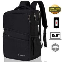 Business Laptop Backpack Mens Womens College School Travel Work Backpack Black