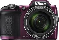 Nikon COOLPIX L840 16.0-Megapixel Digital Camera with 76x dynamic fine zoom, 38X optical zoom VR lens (4.0-152mm) and built-in WiFi - Plum (Renewed)