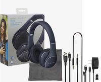 Samsung Level On Wireless Noise Canceling NFC Headphones Black Universal Bluetooth - with Wall/Car Charger - (Refurbished)